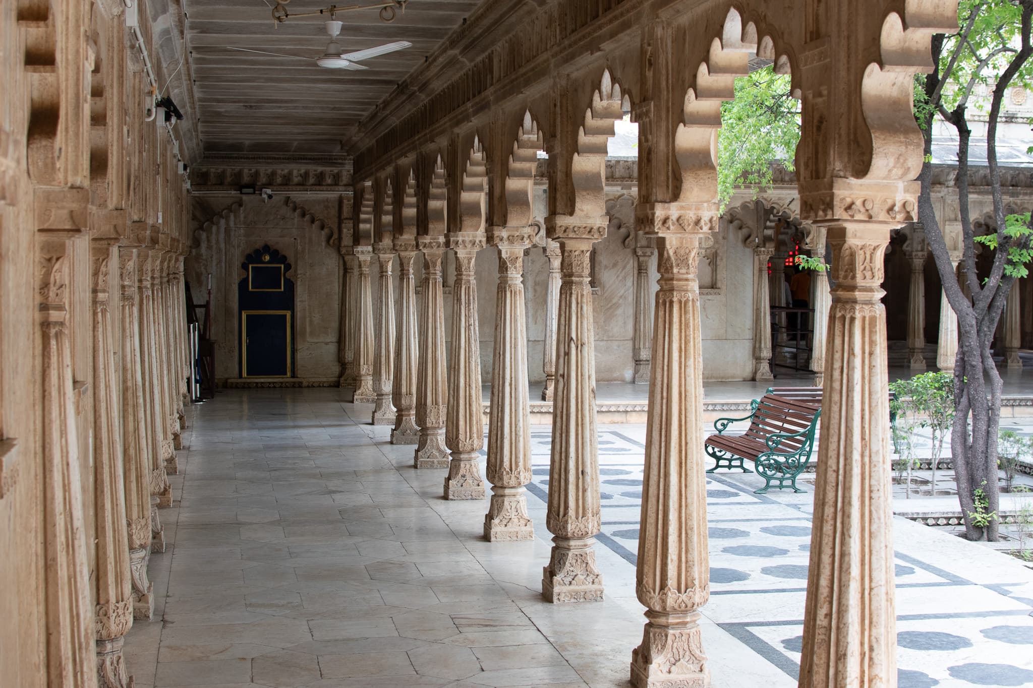City Palace Udaipur Corridor