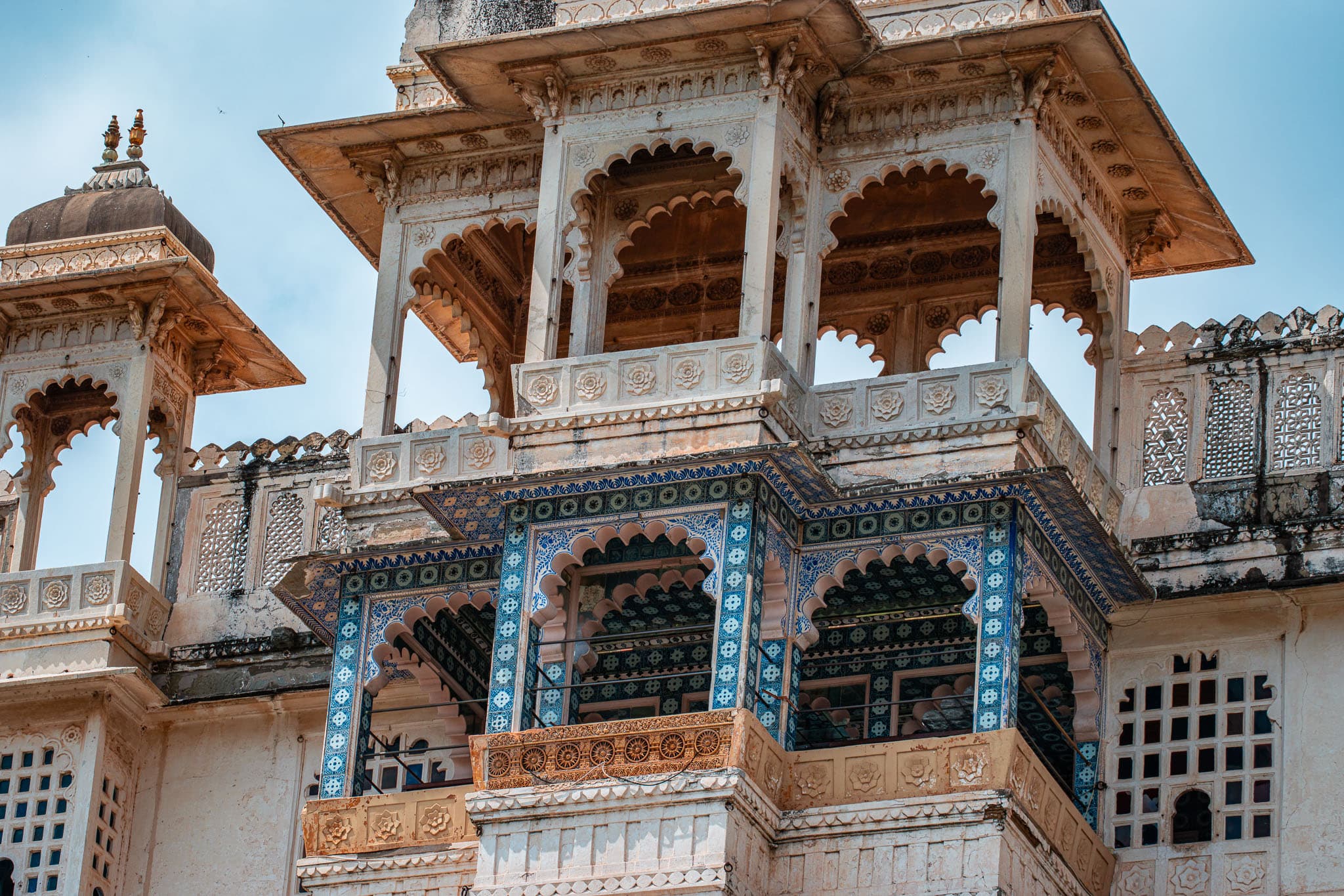 Udaipur City Palace Arches